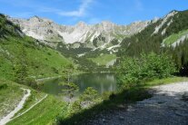 Berglandschaft im Sommer.