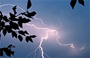 Blitze am Himmel