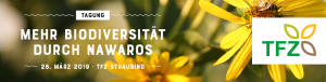 Blüten mit TFZ-Logo - Symbolbild zu Biodiversität