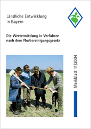 Titelseite Die Wertermittlung in Verfahren nach dem Flurbereinigungsgesetz