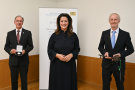 Ministerin bei der Amtsübergabe