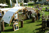 Waldtag 2011 Fürstenfeldbruck, Messestand der Bay. Forstverwaltung