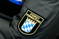 Logo der Forstverwaltung auf Jacke (Foto: LWF)