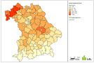 Schwarzwildstrecke 2013 (Grafik: LfL)