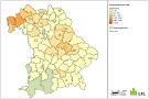 Schwarzwildstrecke 1985 (Grafik: LfL)