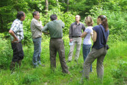 Gruppe Personen im Wald