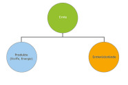 Grafik zeigt die zwei Möglichkeiten bei der Ernte: Ernteprodukte und Ernterückstände