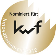 Das KWF-Innovationspreis-Logo für die Nominierung 2012