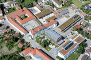 Gebäude des Kompetenzzentrums für Nachwachsende Rohstoffe mit den Instituten Wissenschaftszentrum Straubing