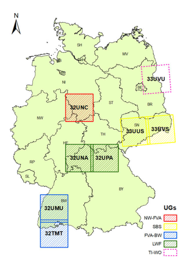 Bayernkarte zeigt Untersuchungsgebiete der Landesanstalten