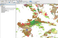 GIS-Kartenausschnitt als Screenshot