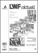 Titelseite der LWF-aktuell-Ausgabe: "Über die Kunst rationell und naturnah zu verjüngen"
