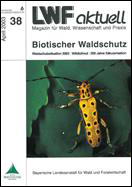 Titelbild der LWF-aktuell-Ausgabe: "Biotischer Waldschutz"