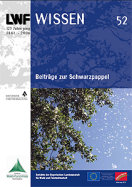 Titelseite der LWF-Wissen-Ausgabe: "Beiträge zur Schwarzpappel"