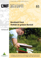 Titelseite der LWF-aktuell-Ausgabe: "Berufsziel Forst - Vielfalt im grünen Bereich"