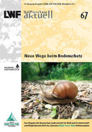 Titelseite der LWF-aktuell-Ausgabe: "Neue Wege beim Bodenschutz"