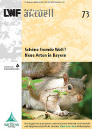 Titelseite der LWF-aktuell-Ausgabe: "Neue Arten in Bayern"