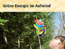 Das Bild zeigt das Cover der LWF-aktuell 90 - Grüne Energie im Aufwind.