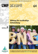 Titelseite der LWF-aktuell-Ausgabe: "Bildung für nachhaltige Entwicklung"