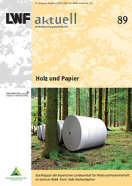 Titelseite der LWF-aktuell-Ausgabe: "Holz und Papier"