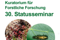 Logo zeigt Schriftzug: Kuratorium für forstliche Forschung, 30. Statusseminar