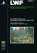 Titelseite der LWF-Wissen-Ausgabe: "Zur Waldentwicklung im Nationalpark Bayrischer Wald 1999"