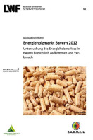 Titel vom Energieholzmarktbericht Bayern 2012