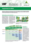 Titel vom LWF Merkblatt 21 Vogelschutz im Wald