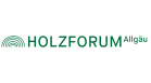 Grünes Logo mit Schriftzug Holzforum Allgäu