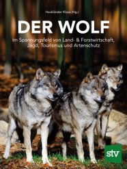 Buchcover mit drei Wölfen darauf