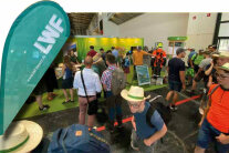 Der gut besuchte Stand der LWF