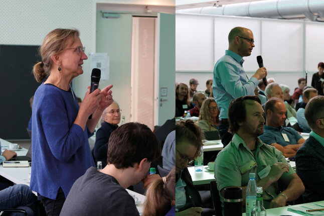 Teilnehmer in der Diskussion