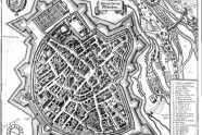 Historischer scwar-weißer Stadtplan