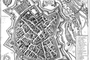 Historischer scwar-weißer Stadtplan