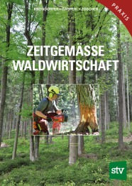 Buchcover mit einem Mann mit Motorsäge, der dabei ist, einen Baum zu fällen