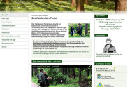 Screenshot des Waldbesitzerportals